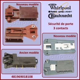 Sécurité de porte Whirlpool 481969018108 CYB-006507