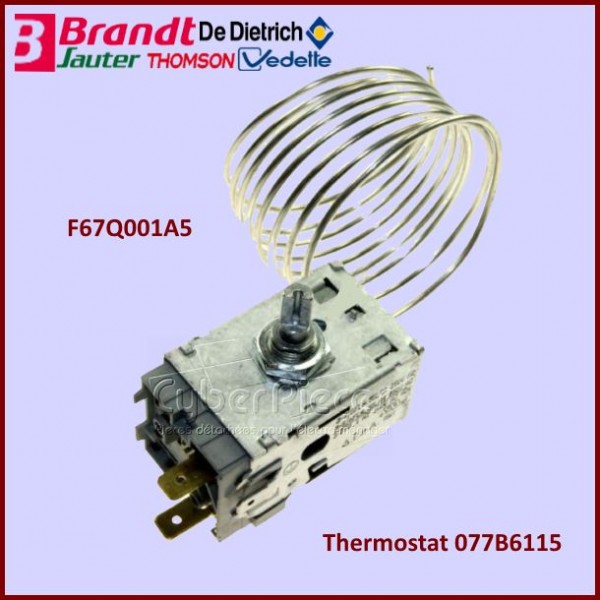 Thermostat 077B6115 Brandt F67Q001A5 CYB-076333