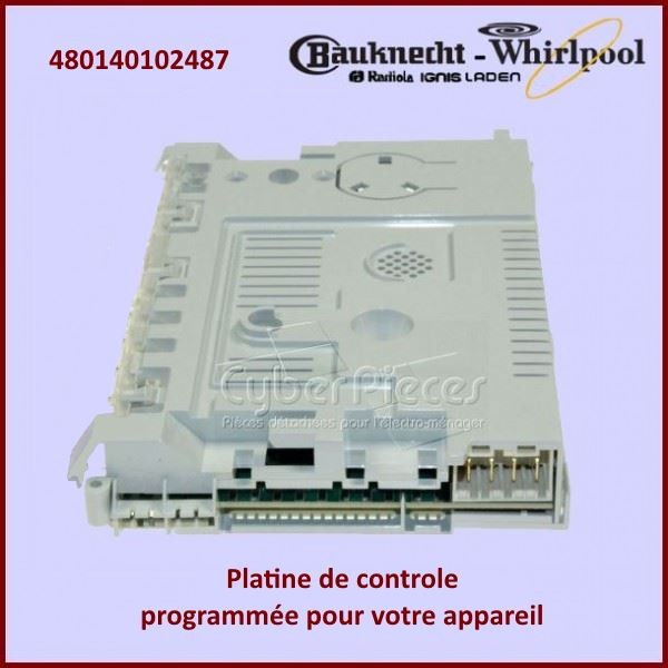 Carte électronique configurée Whirlpool 480140102487 GA-178532