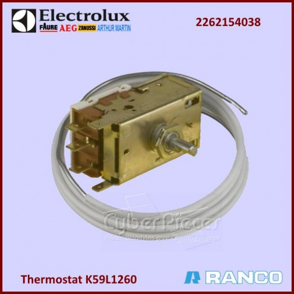Thermostat K59L1260 Electrolux 2262154038 CYB-014694