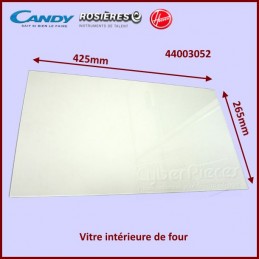 Vitre intérieure de four Candy 44003052 CYB-169714