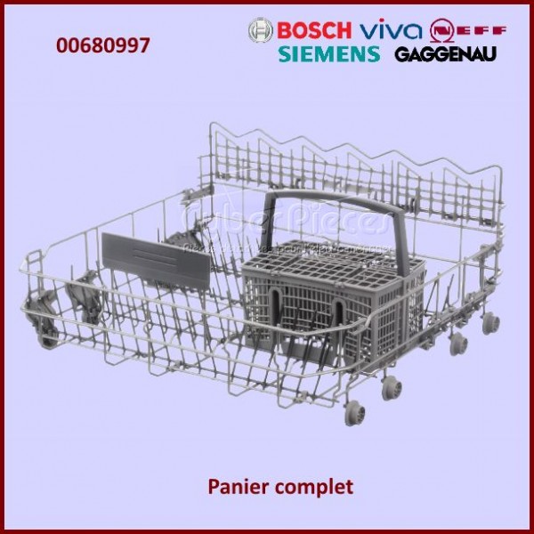 Panier inférieur pour lave-vaisselle Bosch Siemens Neff - 00680997