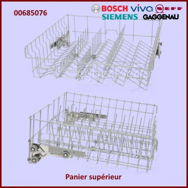 Panier superieur pour lave vaisselle Bosch Siemens 00685076