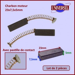 Charbon moteur 23x7,5x5mm CYB-111775