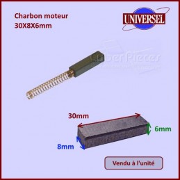 Charbon moteur 30x8x6mm CYB-218245