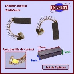 Charbon moteur 23x8x5mm CYB-218184