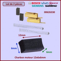 Charbon moteur avec support 12x6x6mm CYB-282857