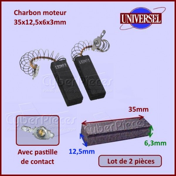 Charbons à adapter