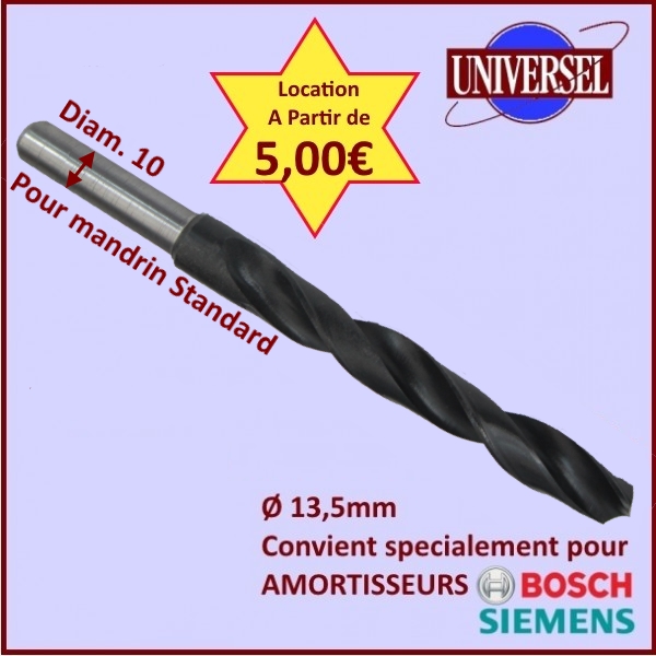 Foret de 13,5mm - Spécial Amortisseurs Bosch