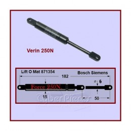 Vérin 250N Bosch Siemens 00088549 CYB-051385