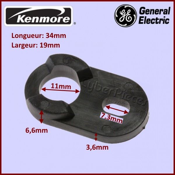 Embase de charnière WR2X4901 Général Electric CYB-112680