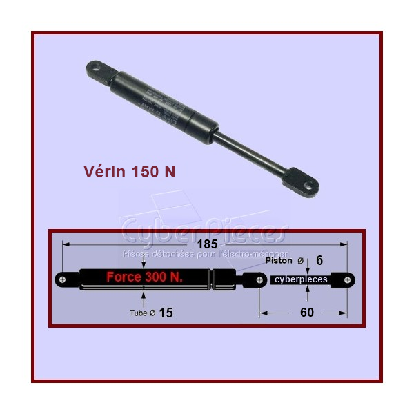 Vérin 150N Sauter - Thermor - De-Dietrich 77x3536 CYB-439091