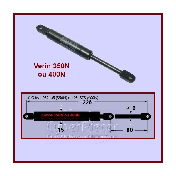 Vérin 400N 226mm CYB-032643