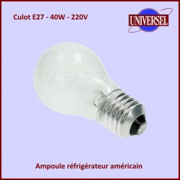 AMPOULE REFRIGERATEUR 40W COSSES 4,8m/m WHIRLPOOL