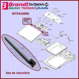 Axe de charnière Brandt WT5416000 CYB-438148