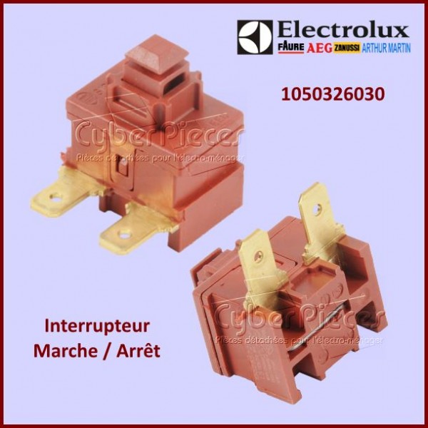 Interrupteur Marche/Arrêt 16A Electrolux 1050326030 CYB-115018
