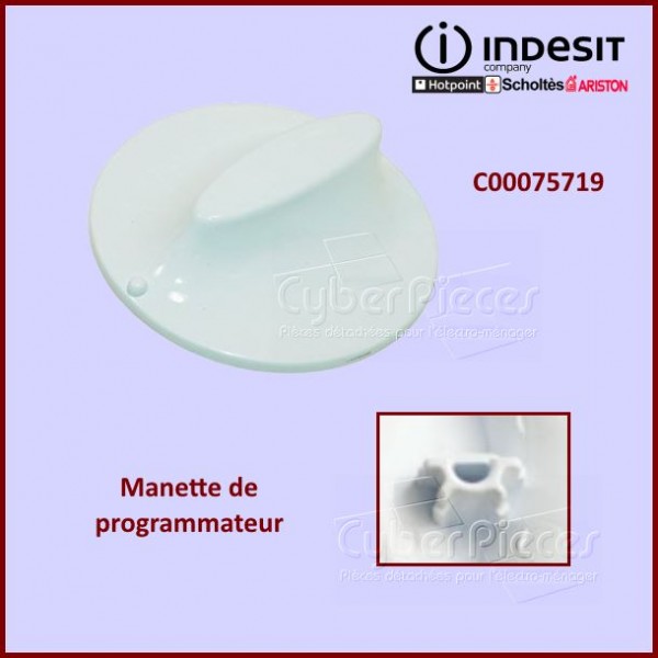 Manette blanche Indesit C00075719 CYB-050241