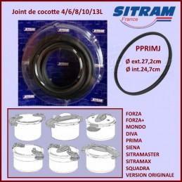 Joint de cocotte minute SITRAM PRIMA -SQUADRA 4/6/8/10/13L Ø 24cm CYB-046121