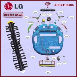 Brosse rotative aspirateur robot LG AHR73109802 CYB-250351