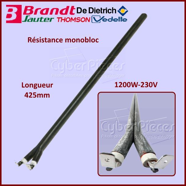 Resistance Monobloc 1200W-230V 282019CNA