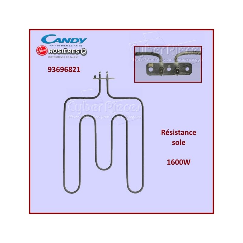 Résistance sole 1600W Candy 93696821 CYB-132411