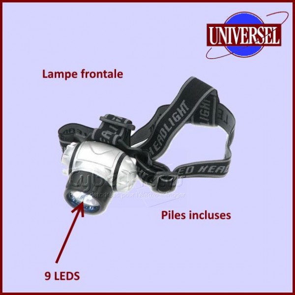 Lampe troche frontale 9 Leds