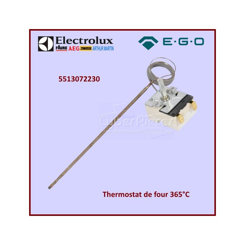 Thermostat de four 62 à 385° EGO 5513072230 CYB-130547