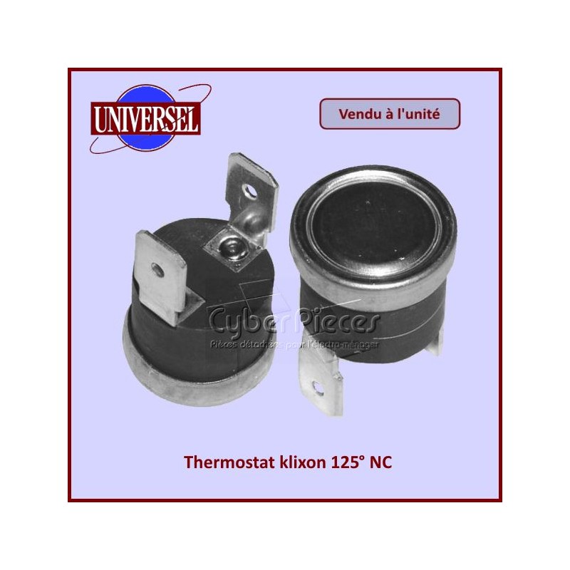 Thermostat klixon 125° NC CYB-312455