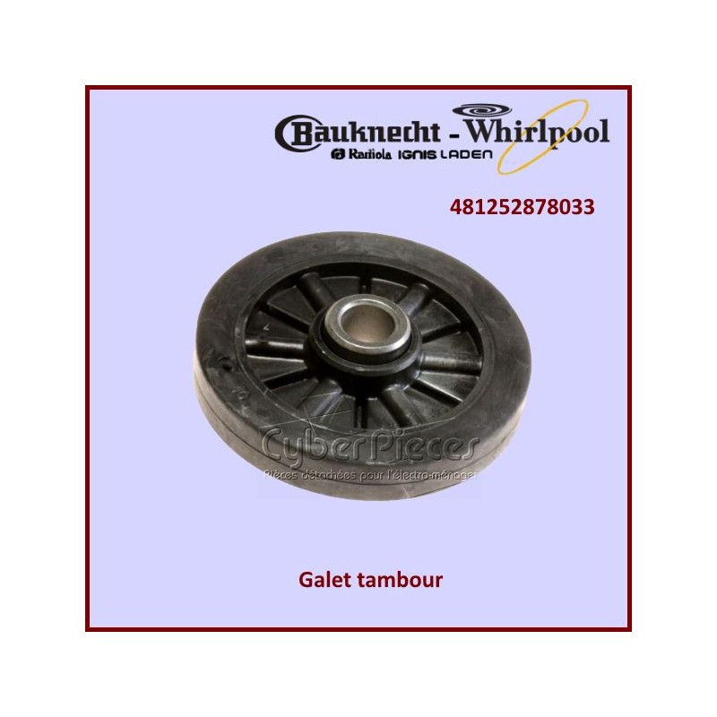 Galet tambour WHIRLPOOL 481252878033 CYB-198615