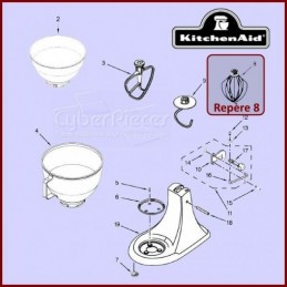 Fouet K45WW Kitchenaid 9704329 CYB-126113