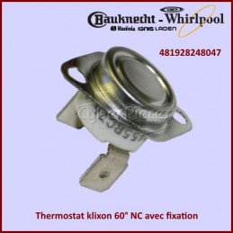 Thermostat klixon 60° NC avec fixation 481928248047 CYB-011433