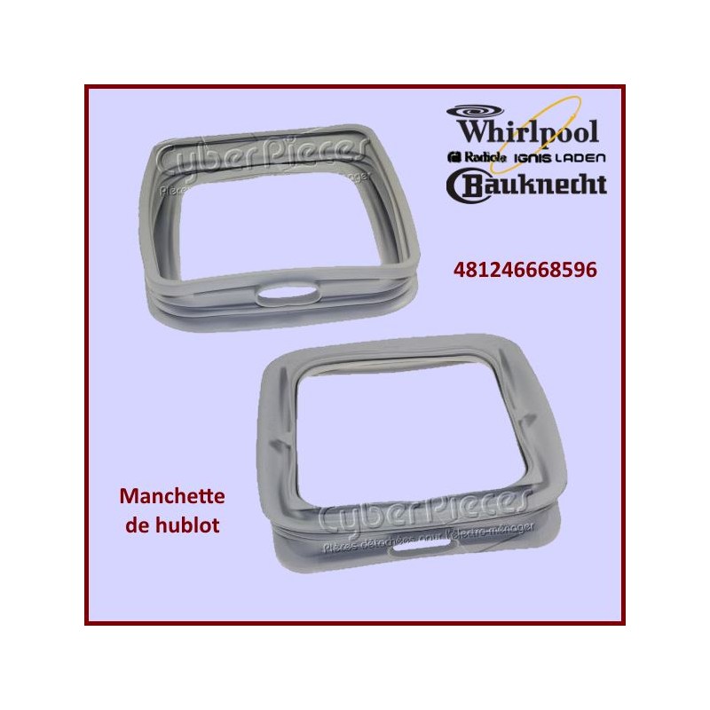 Manchette de hublot Whirlpool 481246668596 CYB-126229