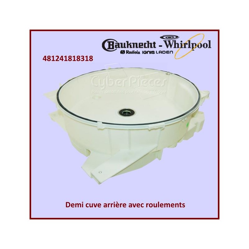 Demi-cuve arrière Whirlpool 481241818318 CYB-190251