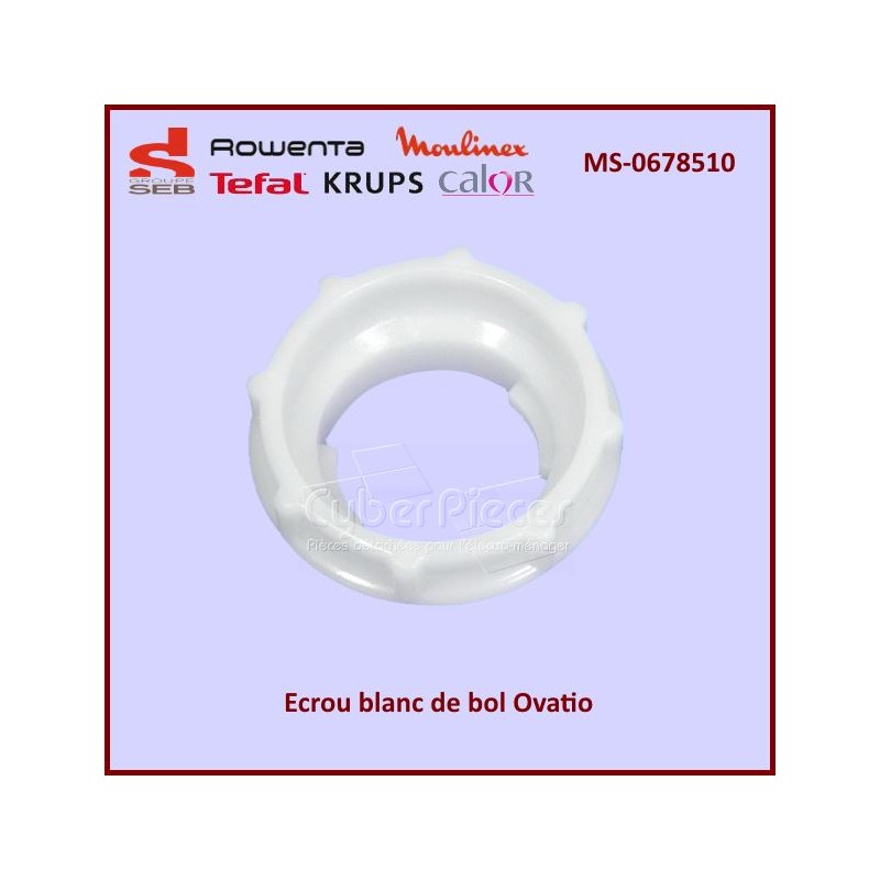 Ecrou blanc de bol Moulinex MS-0678510 CYB-400992