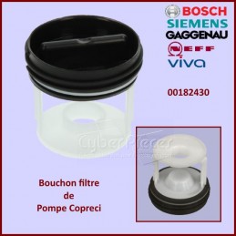 Filtre de pompe de vidange BOSCH, SIEMENS, CONSTRUCTA, NEFF 00172339