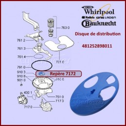 Disque De Distribution Whirlpool 481252898011 CYB-084277