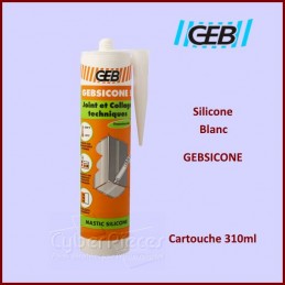 Mastic GEBSICONE Silicone BLANC 310ML CYB-233026