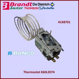 Thermostat K60L2074 Brandt 41X8701 CYB-165860