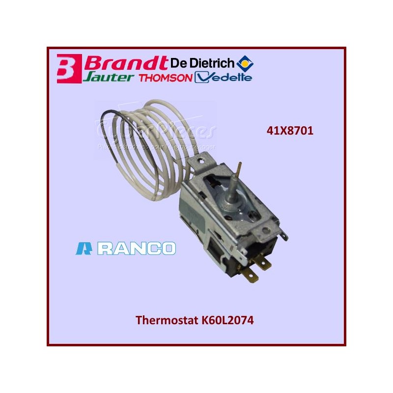 Thermostat K60L2074 Brandt 41X8701 CYB-165860
