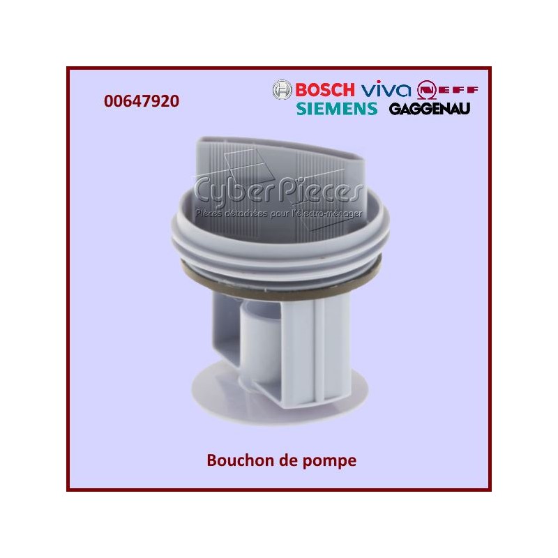 Filtre de pompe de vidange BOSCH, SIEMENS, CONSTRUCTA, NEFF 00172339