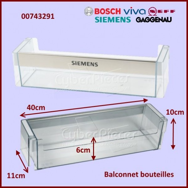 Balconnet bouteilles Bosch 00743291 CYB-406611