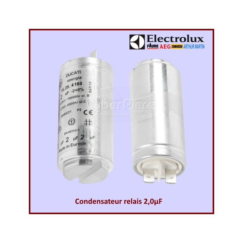 Condensateur relais 2μF (2mF) 475V CYB-120418