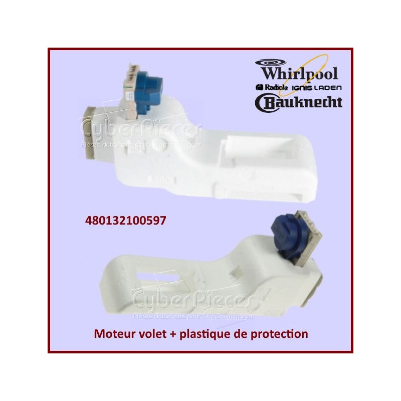 Moteur volet + plastique de protection 480132100597 CYB-177351