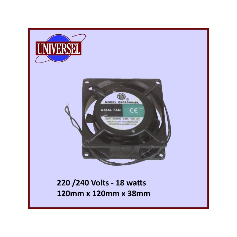 Ventilateur Axial 120mmx120mm CYB-144179