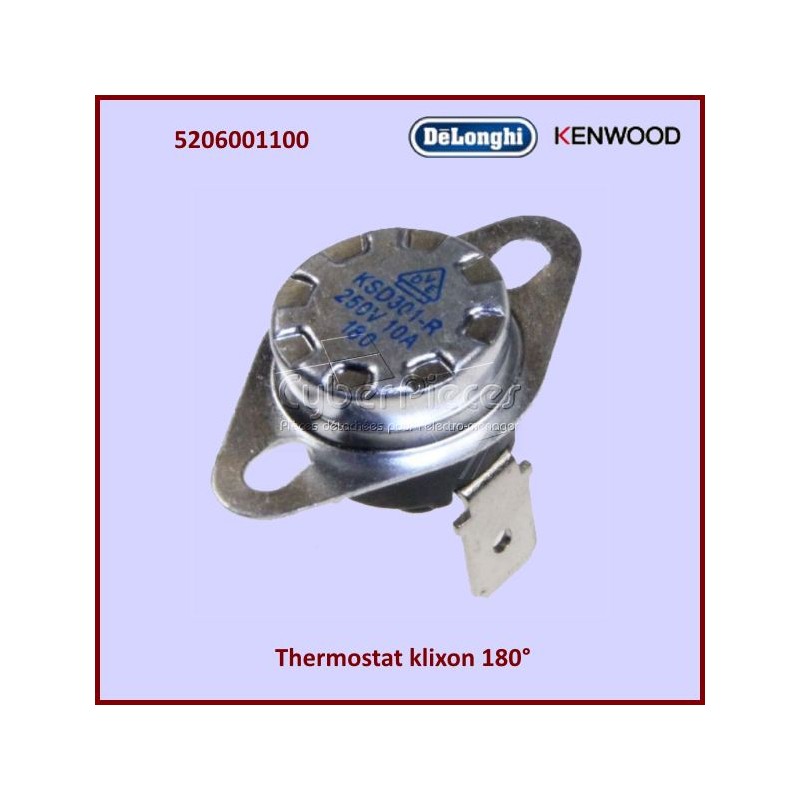 Thermostat klixon réarmable 180° - KSD301-R 5206001100 CYB-123921