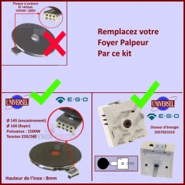 Kit Plaque de cuisson + Doseur d'énergie CYB-129879