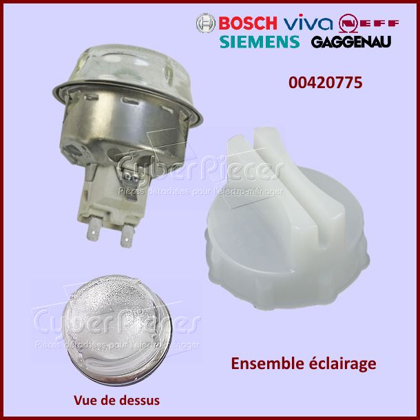 Lampe de four avec outil de démontage Bosch 00613655