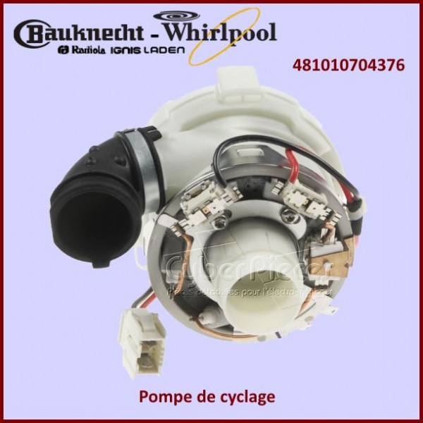 Pompe de cyclage Whirlpool 481010704376 CYB-201001