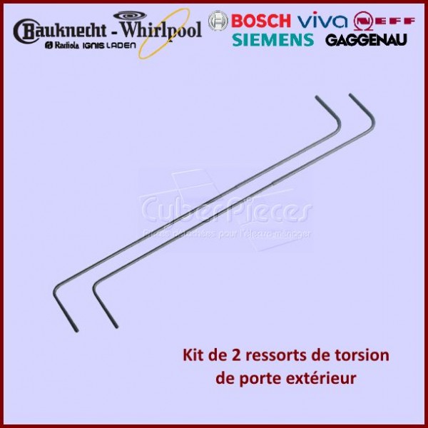 Lot de 2 ressorts Whirlpool 481249248171 CYB-197687