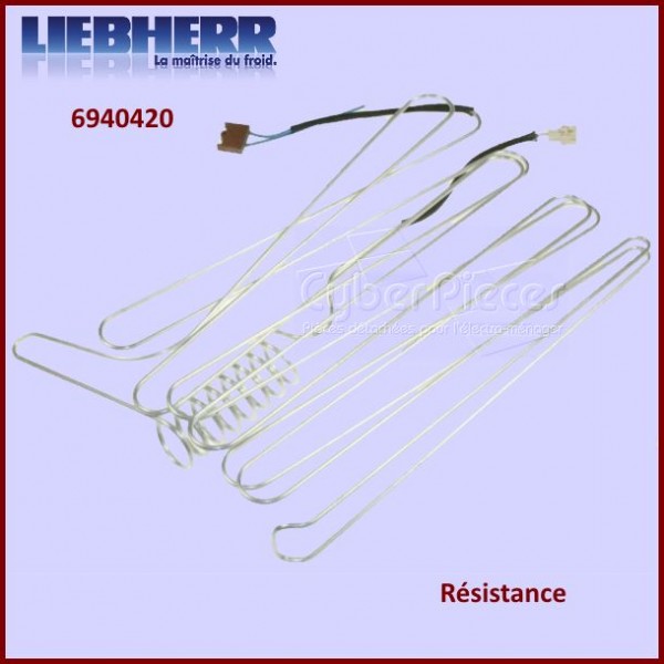 Résistance de réfrigérateur Liebherr 6940420 CYB-142625
